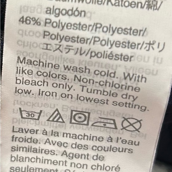 J Crew Sailor Crop Pants Womens size 8 / Navy Blue White Strips / Pocket - Picture 6 of 7